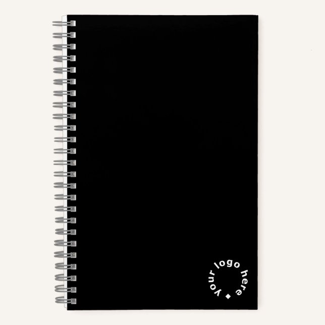 Logo für benutzerdefinierte Unternehmen | Klassisc Notizbuch (Vorderseite)