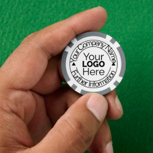 Logo für benutzerdefinierte Unternehmen Pokerchips