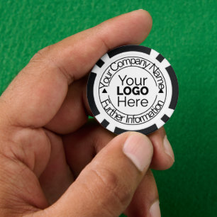 Logo für benutzerdefinierte Unternehmen Pokerchips