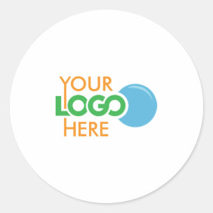 Logo für benutzerdefinierte Unternehmen Runder Aufkleber