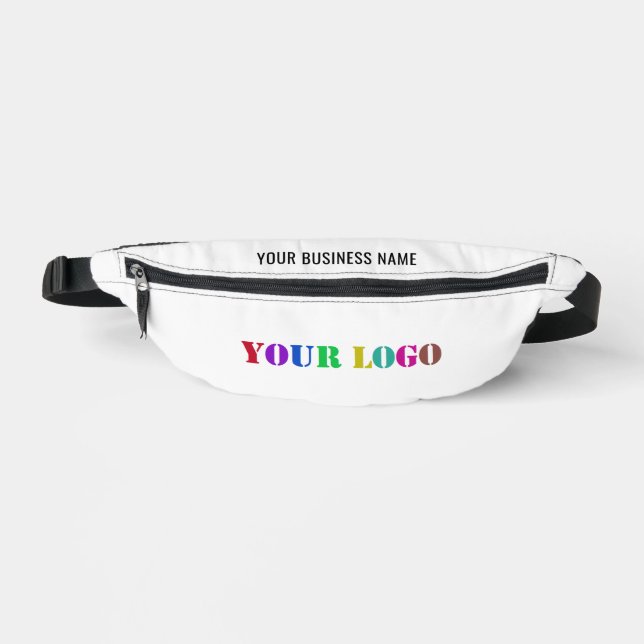 Logo für benutzerdefinierte Unternehmen und Text-B Bauchtasche (Vorderseite)