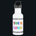 Logo für benutzerdefinierte Unternehmen und Text-B Edelstahlflasche<br><div class="desc">Custom Schriftartes and Colors - Wasserflaschen mit Ihrem Business Logo Werbung Social Media Name Company Slogan Beruflich Design Personalisiert Wasser Flasche Geschenk - Add Your Logo - Image - Foto oder QR Code / Business Slogan - Tagline - Name - Unternehmen / Social Media Handle - Website - E-Mail -...</div>