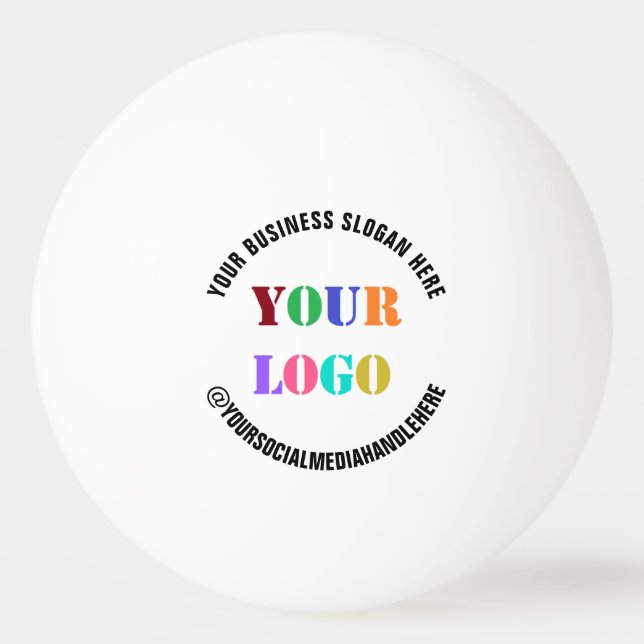 Logo für benutzerdefinierte Unternehmen und Text-P Tischtennisball (Vorderseite)