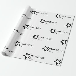 Logo für benutzerdefinierte Unternehmen - Weißes G Geschenkpapier