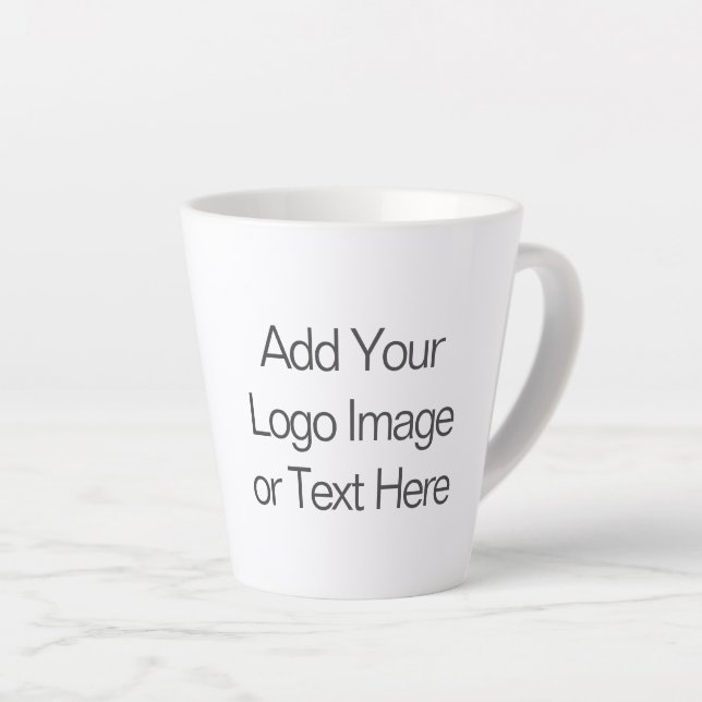 Logo für benutzerdefinierte Werbeaktion Milchtasse (Rechte Ecke)