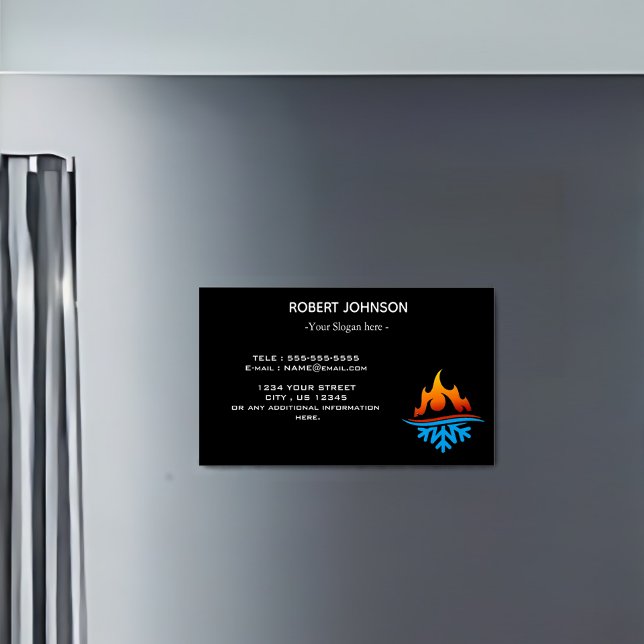 Logo für Berufliche Unternehmen Magnetische Visitenkarte (Custom Professional Company Business Logo Business Card Magnet)