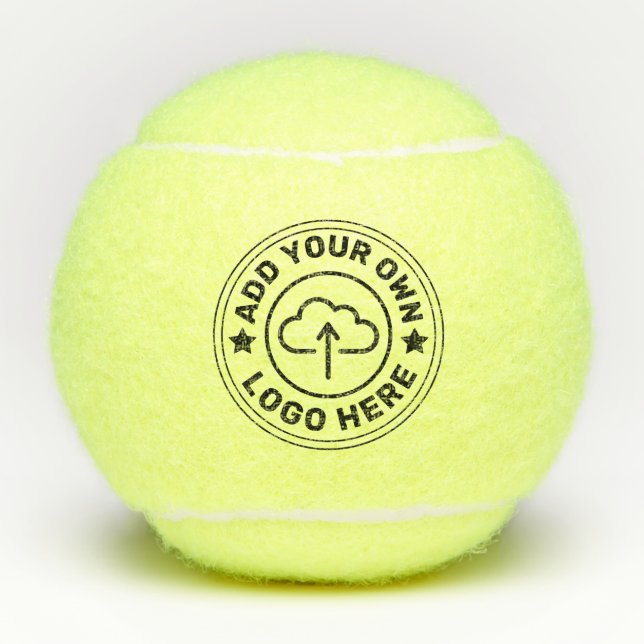 Logo für berufliche Unternehmen Tennisbälle (Vorderseite)