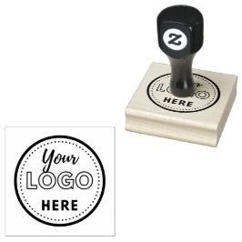 Logo für berufliche Unternehmenswerbung Gummistempel