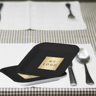 Logo für das Bar von Black Café Pappteller