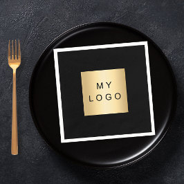 Logo für das Bar von Black Café Serviette