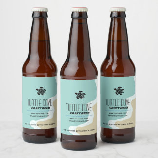 Logo für das Bier-Label Schildkröte personalisiere Bierflaschenetikett