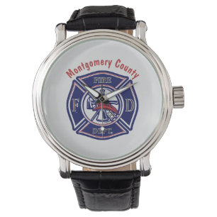 Logo für das Blue Firefighter-Abzeichen - kundens Armbanduhr