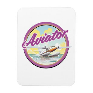 Logo für das Flugzeug von Aviator Magnet