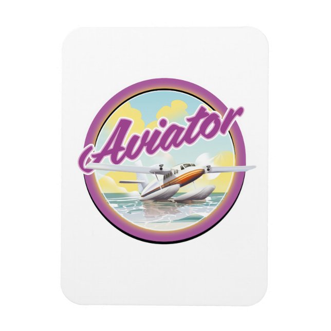 Logo für das Flugzeug von Aviator Magnet (Vertikal)