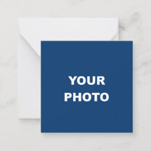 Logo für das Foto hinzufügen Mitteilungskarte