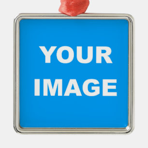 Logo für das Foto hinzufügen Ornament Aus Metall