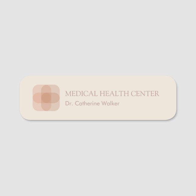 Logo für das Gesundheitskreuz Namensschild (Vorderseite)