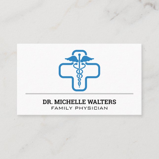 Logo für das Gesundheitswesen Visitenkarte (Vorderseite)