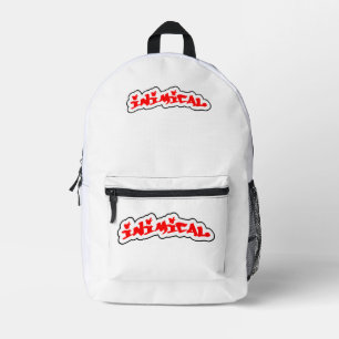 Logo für das inimikale Classic Woods Graffiti-Tag Bedruckter Rucksack