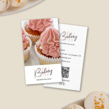 Logo für das Monogramm-Foto für Bäckereien QR Weiß