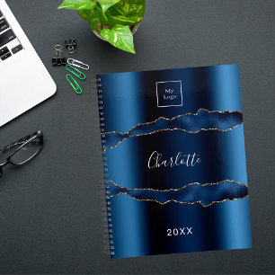 Logo für das Unternehmen "Blue gold agate marmor" Planer