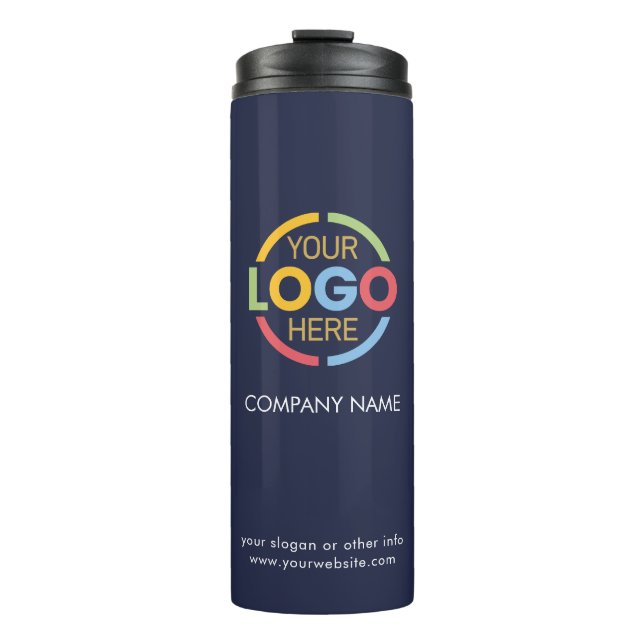 Logo für das Unternehmen Navy Blue Company Thermosbecher (Vorderseite)