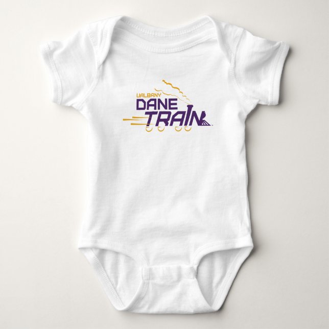 Logo für den Straßenzug von UAlbany Baby Strampler (Vorderseite)