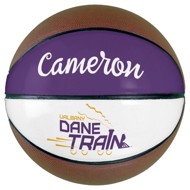 Logo für den Straßenzug von UAlbany Basketball (Vorderseite)