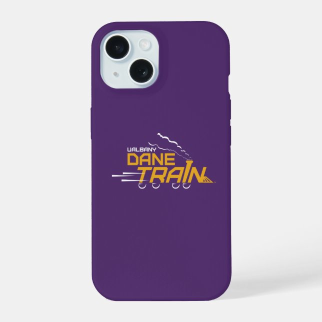 Logo für den Straßenzug von UAlbany iPhone 15 Hülle (Rückseite)