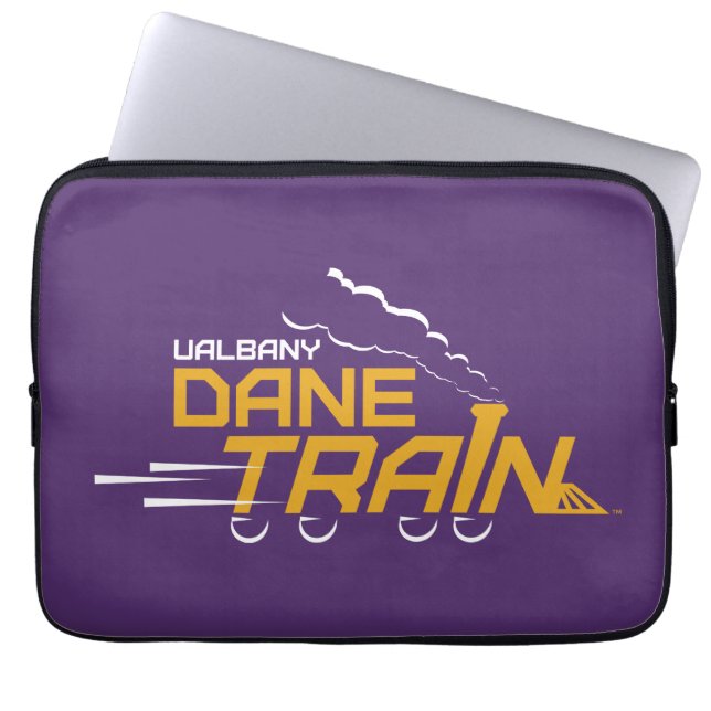 Logo für den Straßenzug von UAlbany Laptopschutzhülle (Vorderseite)