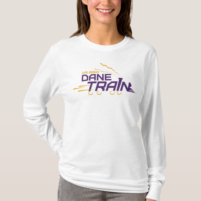 Logo für den Straßenzug von UAlbany T-Shirt (Vorderseite)