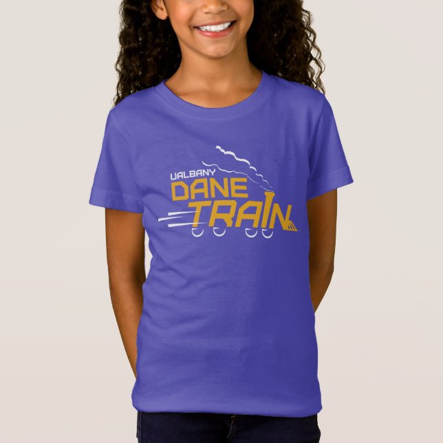 Logo für den Straßenzug von UAlbany T-Shirt (Vorderseite)