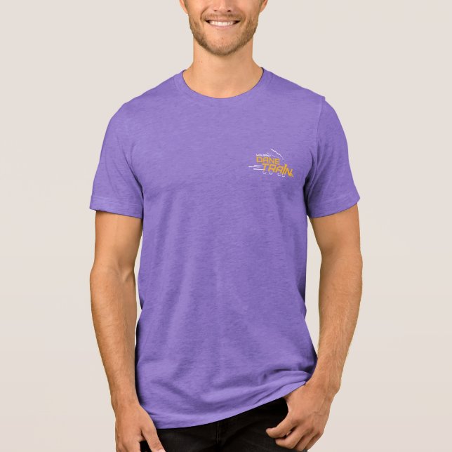 Logo für den Straßenzug von UAlbany Tri-Blend Shirt (Vorderseite)