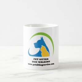 Logo für den Tierdienst für Haustiere Kaffeetasse