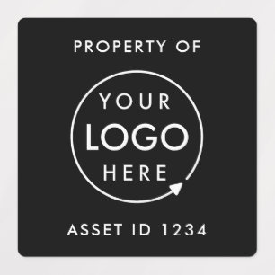 Logo für die Asset-ID Eigentum von Unternehmen B Etiketten
