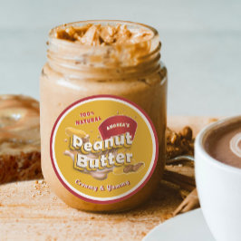 Logo für die berufliche Verpackung von Peanut-Butt Runder Aufkleber