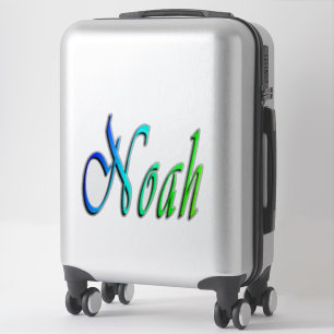 Logo für die blaue und grüne Noah, Aufkleber