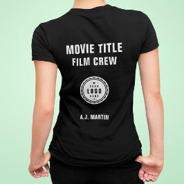 Logo für die Crew von Filmen mit eigenem Personali Tri-Blend Shirt
