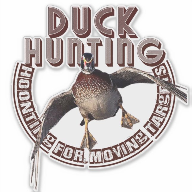 Logo für die Entenjagd Aufkleber (Vorderseite)
