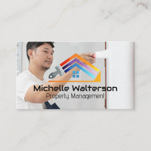 Logo für die Farbpalette   Mauerwerk für Arbeiter Visitenkarte