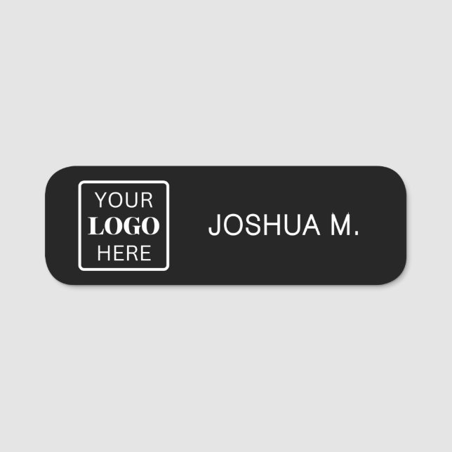 Logo für die Firma Mitarbeiter Namensschild (Vorderseite)