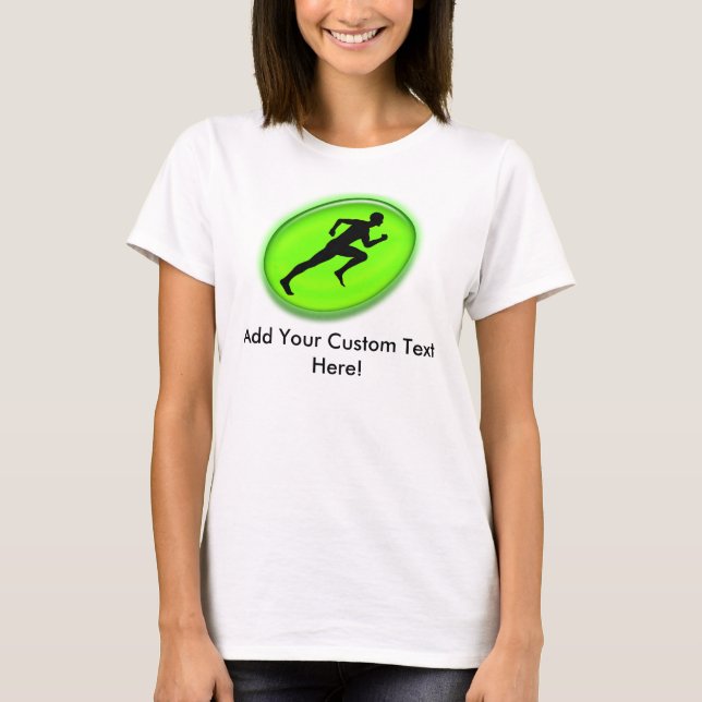 Logo für die grüne Fitness T-Shirt (Vorderseite)