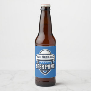 Logo für die individuell anpassbare Bierpong-Meist Bierflaschenetikett