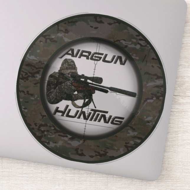 Logo für die Jagd von Flugzeugen Aufkleber (Detail)