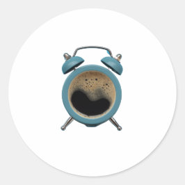 Logo für die Kaffeealarm Runder Aufkleber