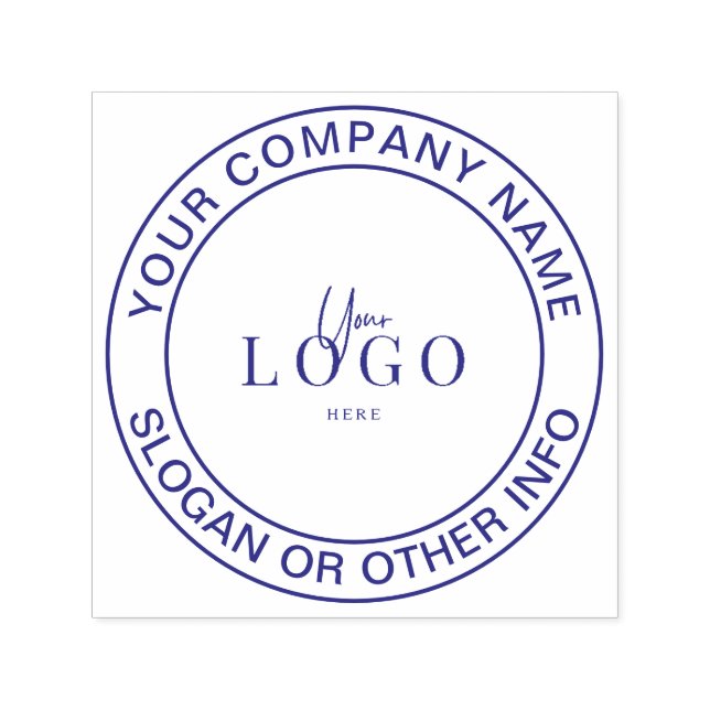 Logo für die kundenspezifische Circle Business Com Permastempel (Design)