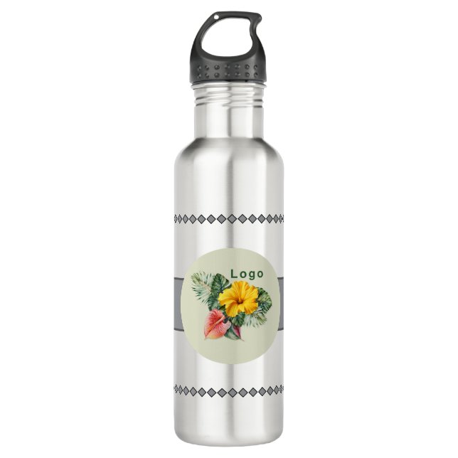 Logo für die Markenbezeichnung Edelstahlflasche (Vorderseite)