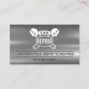 Logo für die Reparatur von Kraftfahrzeugen   AUTO Visitenkarte