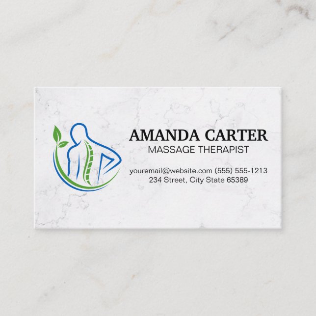 Logo für die Rückseite der Massage Visitenkarte (Vorderseite)