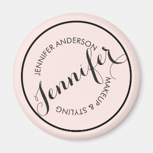 Logo für die Vintage Circle Briefmarke Makeup und  Magnet